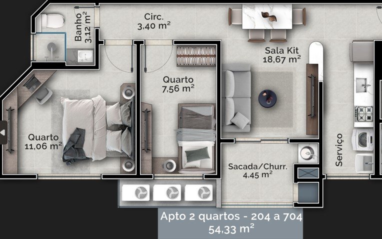 2Dorms/Su�te 672.000,00